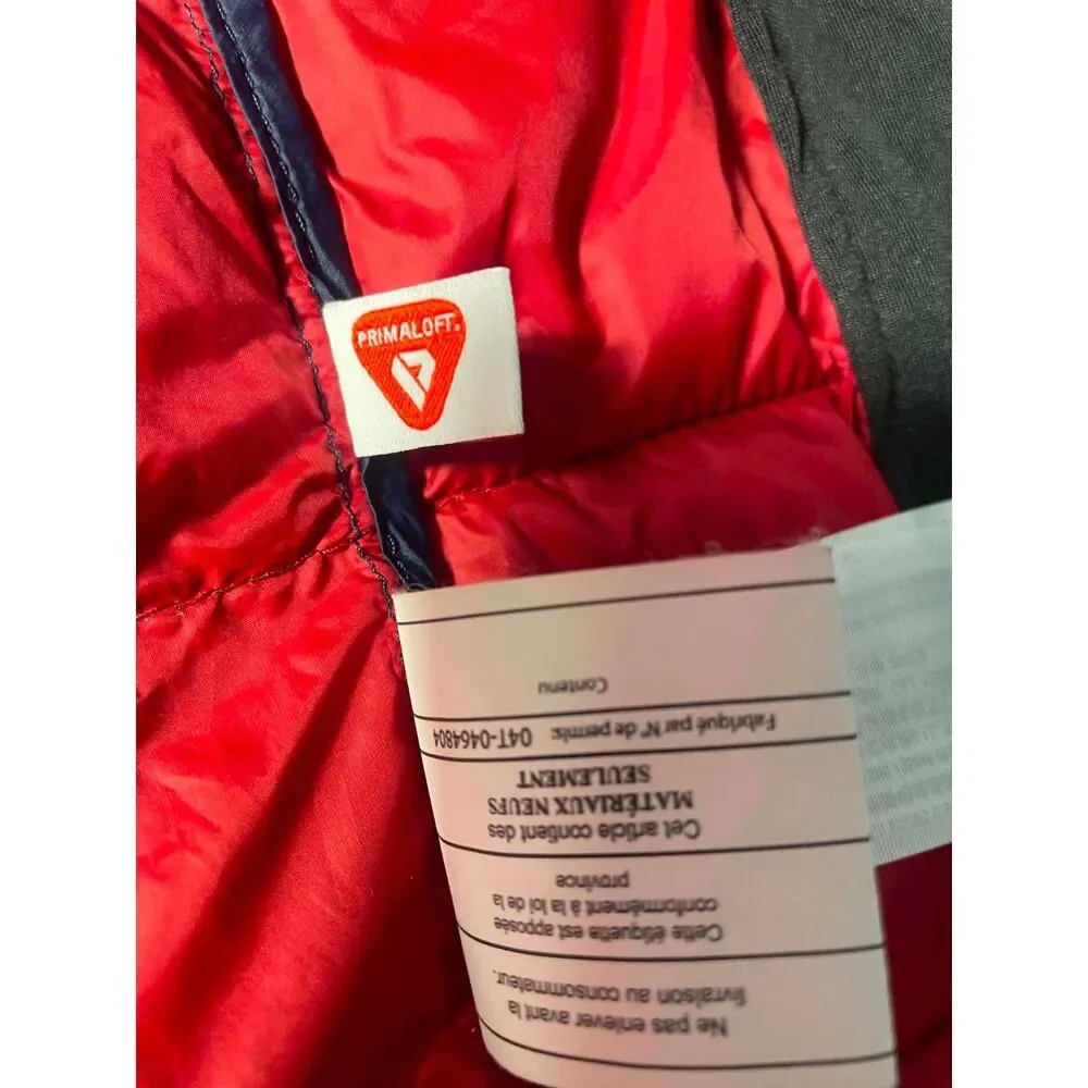 Abercrombie & Fitch Men's Blue Down Puffer Vest Size Medium Y2K
